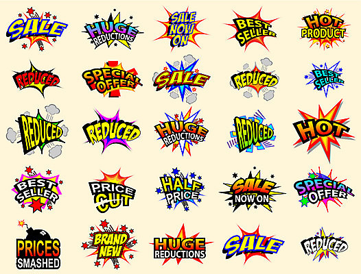 EPS 해외이미지 디자인 스티커 일러스트 미술 단어 꼬리표 라벨 판매 세일 상점 거품 표현 상품 폭발 만화 하락 심볼 싸움 코믹 가치 엘리먼트 특별함 팝 제의 해외202004 해외일러스트 문자 컨셉 모션 문화예술 프레임 파일형식 벡터 이미지허브