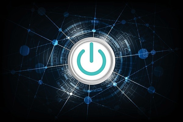 EPS 해외이미지 디자인 일러스트 추상 사람없음 그래픽 디지털 전원버튼 해외202004 해외일러스트 무늬 버튼 전원_전기 파일형식 벡터 이미지허브