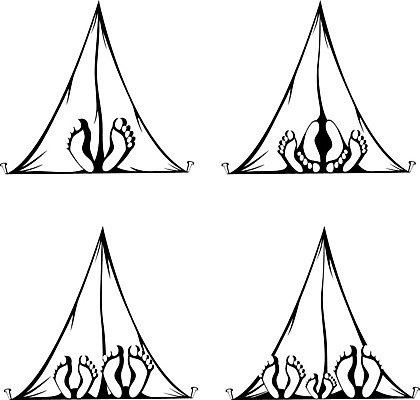 EPS 해외이미지 커플 결혼 일러스트 관계 발렌타인데이 텐트 사람없음 양발 해외202004 해외일러스트 데이이벤트 캠핑도구 이벤트 파일형식 벡터 이미지허브