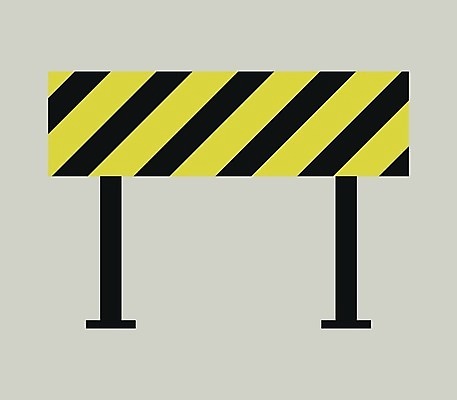 EPS 해외이미지 산업 일러스트 경고 안전 디지털 블록 기다림 수리 보호 위험 바리케이드 허들 장애물 도로표지판 보안 해외202004 해외일러스트 도로 컨셉 모션 표지판 파일형식 벡터 이미지허브