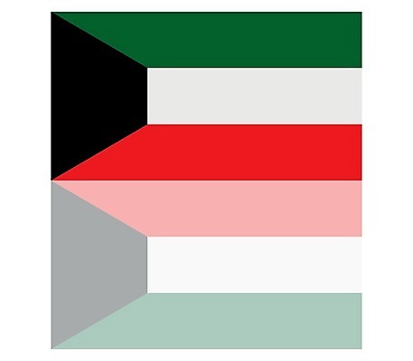EPS 해외이미지 배너 일러스트 그래픽 깃발 심볼 쿠웨이트 해외202004 해외일러스트 중동 파일형식 벡터 나라 이미지허브
