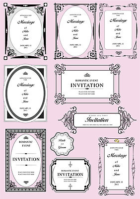 EPS 해외이미지 디자인 일러스트 프레임 사람없음 장식 빈티지 고급 우아함 바로크 빅토리아 해외202004 해외일러스트 컨셉 파일형식 벡터 이미지허브