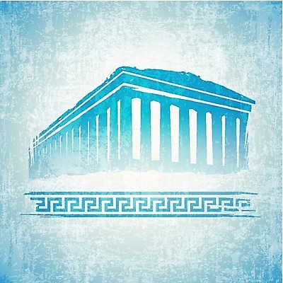 EPS 해외이미지 모양 디자인 실루엣 백그라운드 일러스트 추상 장식 파란색 수확 골동품 신용카드 심볼 그리스 복고 아테네 파르테논신전 옛날 해외202004 해외일러스트 유럽 컬러 무늬 농업 신전 촬영기법 금융 파일형식 벡터 이미지허브