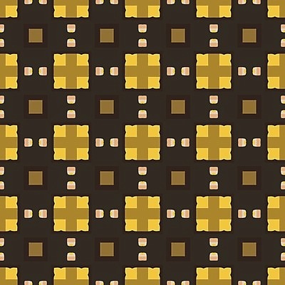 EPS 해외이미지 디자인 백그라운드 패턴 일러스트 벽지 추상 갈색 노란색 검은색 타일 복고 정사각형 해외202004 해외일러스트 도형 컬러 무늬 파일형식 벡터 이미지허브