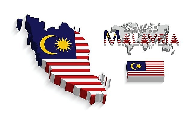 EPS 해외이미지 아시아 백그라운드 지도 일러스트 사람없음 세계 3D 깃발 말레이시아 해외202004 해외일러스트 나라 디지털합성 파일형식 벡터 이미지허브