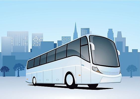 EPS 해외이미지 여행 일러스트 비즈니스 자동차 휴가 버스 여행객 도시 시력 상업 타운 스카이라인 해외202004 해외일러스트 육상교통 대중교통 사람 파일형식 벡터 이미지허브