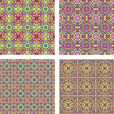 EPS 해외이미지 모양 디자인 벽 백그라운드 패턴 일러스트 유리 벽지 추상 바닥 미술 그래픽 장식 세트 거울 수집 타일 질감 모자이크 대칭 해외202004 해외일러스트 무늬 재질 문화예술 파일형식 벡터 이미지허브