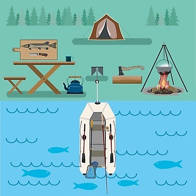 EPS 해외이미지 파도 의자 일러스트 탁자 낚시 건강 텐트 취미 사람없음 머그컵 판넬 칼 수프 숲 장작 모닥불 찻주전자 도끼 닻 돌리기 해외202004 해외일러스트 바다 가구 모션 주전자 불 레저 캠핑도구 컵 파일형식 벡터 이미지허브