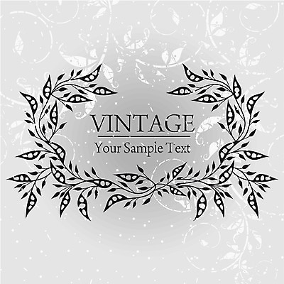 EPS 해외이미지 식물 꽃 백그라운드 잎 꽃무늬 곡선 일러스트 프레임 사람없음 해외202004 해외일러스트 선 무늬 파일형식 벡터 이미지허브