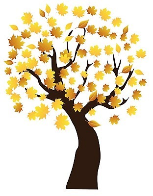 EPS 해외이미지 나무 잎 일러스트 추상 사람없음 노란색 해외202004 해외일러스트 식물 컬러 무늬 파일형식 벡터 이미지허브