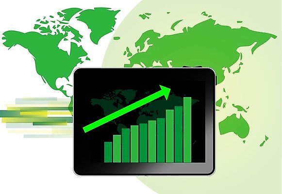 EPS 해외이미지 직업 선 컨셉 지도 일러스트 비즈니스 통계 성공 그래프 미래 화살 그래픽 초록색 금융 세계 글로벌 지구본 판매 경쟁 성장 바 계산 시장 목표 주식 예측 사인 보고서 그림 이익 진행 개선 해외202004 해외일러스트 컬러 경제 파일형식 벡터 이미지허브
