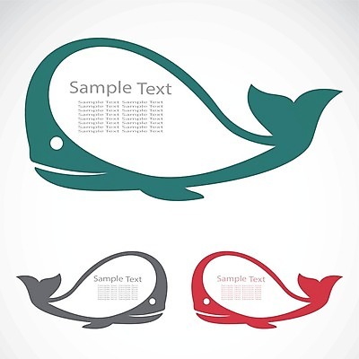 EPS 해외이미지 일러스트 사람없음 빨간색 회색 심볼 고래 청록색 카피스페이스 해외202004 해외일러스트 컬러 포유류 수중동물 공백 파일형식 벡터 이미지허브