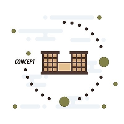 EPS 해외이미지 모양 일러스트 비즈니스 가정 호텔 아파트 건물 세트 사무실 도시 재산 도심 심볼 창고 오브젝트 사인 스카이라인 엘리먼트 해외202004 해외일러스트 건축물 숙소 주택 금융 파일형식 벡터 이미지허브