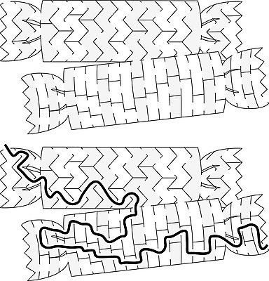 EPS 해외이미지 교육 길 크리스마스 일러스트 검은색 게임 흰색 퍼즐 만화 그림 미로 해결 구성 쉬운 해외202004 해외일러스트 기념일 컬러 놀이 파일형식 벡터 이미지허브