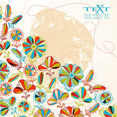 EPS 해외이미지 배너 꽃 선 백그라운드 꽃무늬 일러스트 텍스트 프레임 사람없음 엘리먼트 해외202004 해외일러스트 식물 무늬 파일형식 벡터 이미지허브