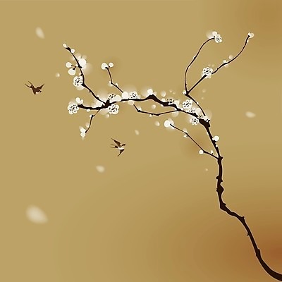 EPS 해외이미지 나무 디자인 꽃 행복 잎 꽃무늬 패턴 일러스트 캘리그라피 자연 조류 바람 아이디어 사랑 중국 봄 성장 벚꽃 흰색 나뭇가지 황금 우아함 제비 스타일 해외202004 해외일러스트 자연요소 식물 동물 계절 감정 아시아 컬러 컨셉 무늬 날씨 생태계 파일형식 벡터 이미지허브