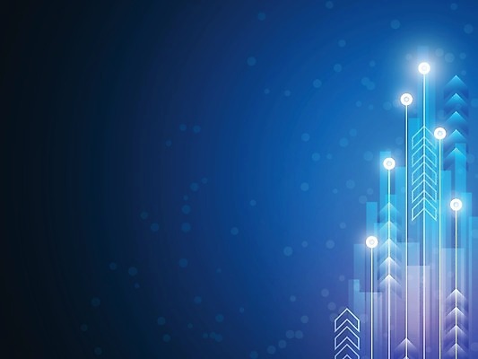 EPS 해외이미지 디자인 화살표 컨셉 일러스트 추상 미래 사람없음 그래픽 파란색 디지털 해외202004 해외일러스트 컬러 무늬 파일형식 벡터 이미지허브