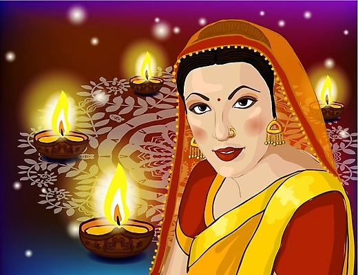 EPS 해외이미지 편집 전통 손 디자인 여자 꽃 문화 일러스트 휴가 불꽃 사람 동양인 장식 유행 축제 램프 축하 인사 인도인 기회 소원 등잔 숭배 해외202004 해외일러스트 외국인 식물 컨셉 불 조명 인종 신체부위 예절 파일형식 벡터 이미지허브