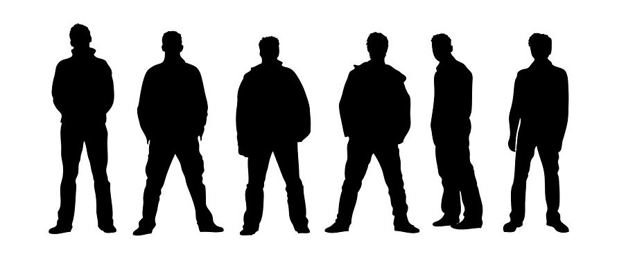 EPS 해외이미지 여자 남자 실루엣 일러스트 사람 소년 옛날 해외202004 해외일러스트 어린이 촬영기법 파일형식 벡터 이미지허브