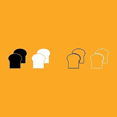 EPS 해외이미지 실루엣 음식 빵 조각 일러스트 세트 검은색 식사 빵집 흰색 아침식사 밀 굽기 먹기 심볼 사인 슬라이스 윤곽 토스트 레시피 덩어리 얇은 평야 해외202004 해외일러스트 컬러 모션 자연 곡류 촬영기법 상점 구이 파일형식 벡터 생태계 이미지허브