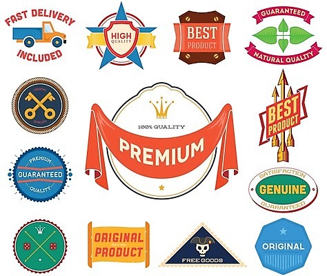 EPS 해외이미지 스티커 일러스트 사람없음 세트 라벨 해외202004 해외일러스트 프레임 파일형식 벡터 이미지허브