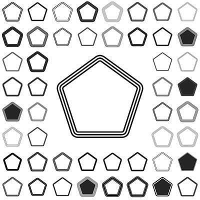 EPS 해외이미지 템플릿 디자인 선 과학 곡선 일러스트 추상 기술 그래픽 세트 픽토그램 검은색 웹 줄무늬 심볼 사인 신분 배지 5 네비게이션 우표 UI 엘리먼트 오각형 폴리곤 해외202004 해외일러스트 도형 컬러 무늬 인터넷 숫자 파일형식 벡터 이미지허브