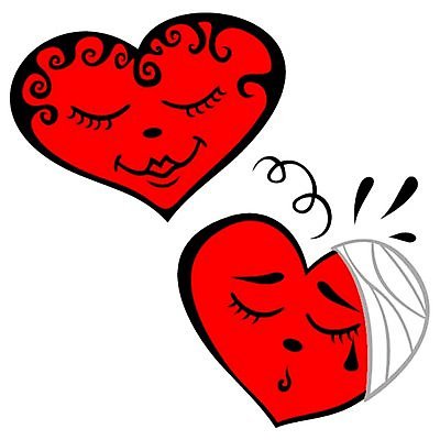 EPS 해외이미지 모양 디자인 행복 얼굴 컨셉 2 일러스트 발렌타인데이 사랑 미술 사람 장식 빨간색 고통 하트 마음 축하 심볼 고민 열정 고립 해외202004 해외일러스트 감정 컬러 데이이벤트 문화예술 신체부위 파일형식 벡터 기념일 이벤트 이미지허브