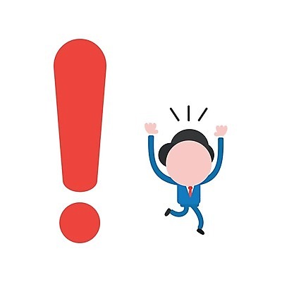 EPS 해외이미지 캐릭터 남자 컨셉 일러스트 비즈니스 노동자 경고 사람 금지 정보 비즈니스맨 메시지 느낌표 위험 무서움 거절 종업원 위협 심볼 걱정 경영자 조심 문제 의심 경보 그만 마스코트 오류 이슈 잘못 적자 조언 주목 트러블 해외202004 해외일러스트 일러캐릭터 직업 기호 감정 직장인 리더 파일형식 벡터 이미지허브