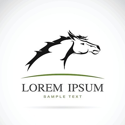 EPS 해외이미지 디자인 얼굴 일러스트 추상 동물원 사람없음 초록색 달리기 검은색 경쟁 말_동물 심볼 그림 윤곽 서쪽 해외202004 해외일러스트 컬러 컨셉 무늬 포유류 모션 신체부위 방향 파일형식 벡터 이미지허브