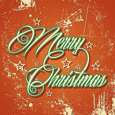EPS 해외이미지 디자인 별 백그라운드 크리스마스 일러스트 타이포그라피 사람없음 초록색 주황색 축하 그런지 레터링 해외202004 해외일러스트 자연요소 문자 기념일 컬러 컨셉 파일형식 벡터 이미지허브