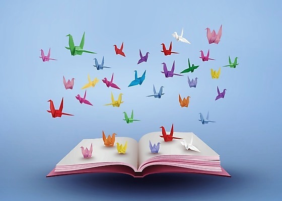 EPS 해외이미지 모양 동물 전통 종이 일러스트 조류 장식 책 평화 일본 심볼 오브젝트 기중기 비둘기 종이접기 해외202004 해외일러스트 아시아 컨셉 중장비 접기 파일형식 벡터 이미지허브