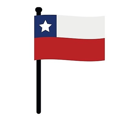 EPS 해외이미지 배너 일러스트 그래픽 깃발 심볼 칠레 해외202004 해외일러스트 남아메리카 파일형식 벡터 이미지허브