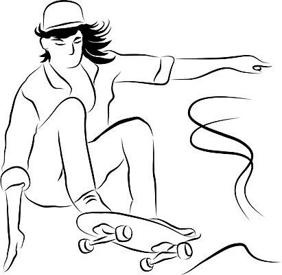 EPS 해외이미지 클립아트 모양 선 일러스트 장난 캘리그라피 미술 그래픽 점프 검은색 흰색 붓 스케이트보드 우아함 매끈함 승차 그림 클립 윤곽 라이더 타격 해외202004 해외일러스트 컬러 컨셉 모션 문화예술 보드_스포츠 감각 파일형식 벡터 이미지허브