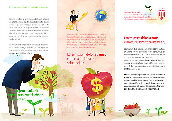 PSD 나무 식물 템플릿 편집 표지디자인 북디자인 여자 남자 리플렛 북커버 과일 비즈니스 3단접지 돋보기 열쇠 사람 팜플렛 여러명 성인 지구본 새싹 달러 수레 관찰 비즈니스맨 잡지 사과 성인만 이미지템플릿 다수 돈 모션 간행물 카트 직장인 파일형식