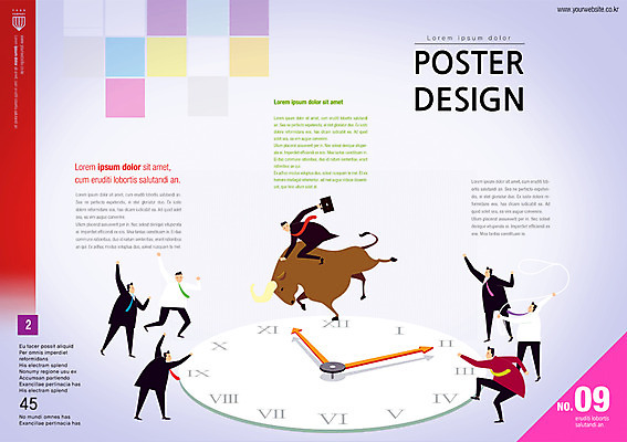 PSD 동물 템플릿 편집 표지디자인 북디자인 남자 포스터 시계 북커버 비즈니스 사람 정장 여러명 성인 비즈니스맨 소 잡지 황소 남자만 성인남자만 성인만 표지샘플 이미지템플릿 옷 다수 포유류 간행물 직장인 파일형식