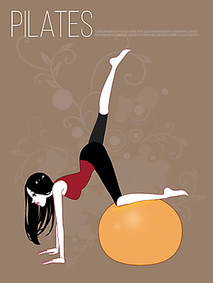 전신 PSD 우먼라이프 긴머리 여자 백그라운드 일러스트 한명 사람 성인 운동 뷰티 섹시 스트레칭 짐볼 필라테스 여자만 여자한명만 성인여자만 성인만 국내일러스트 1 라이프스타일 헤어스타일 컨셉 건강 파일형식