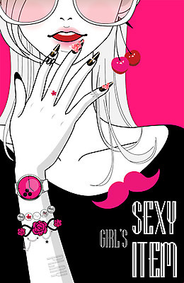 PSD 우먼라이프 여자 패션 백그라운드 일러스트 장신구 팔찌 한명 사람 성인 선글라스 뷰티 섹시 귀걸이 네일아트 손목시계 여자만 여자한명만 성인여자만 성인만 국내일러스트 1 라이프스타일 안경 시계 컨셉 파일형식