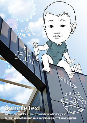 PSD 편집 편집이미지 남자 학교 포토일러 한명 사람 빌딩 책 장난감 연필 아기 남자만 남자한명만 아기만 남자아기만 남자아기한명만 이미지편집 1 교육 학용품 건물 필기구 파일형식