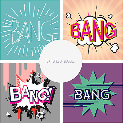 모양 백그라운드 말풍선 일러스트 텍스트 프레임 종류 사람없음 세트 알림 팝아트 국내일러스트 AI파일 그림 파일형식 벡터