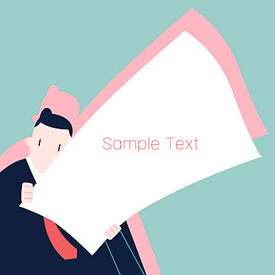 모양 남자 종이 백그라운드 말풍선 일러스트 텍스트 프레임 한명 사람 정장 성인 비즈니스맨 알림 남자만 남자한명만 성인남자만 성인만 국내일러스트 AI파일 1 옷 비즈니스 직장인 파일형식 벡터