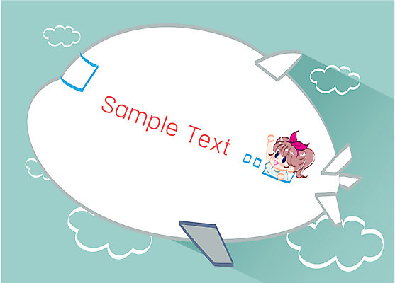 모양 구름 여자 여행 백그라운드 일러스트 텍스트 비행기 프레임 한명 사람 성인 알림 여자만 여자한명만 성인여자만 성인만 국내일러스트 AI파일 자연요소 1 항공교통 대중교통 파일형식 벡터