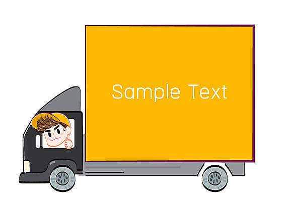 모양 남자 백그라운드 일러스트 텍스트 프레임 한명 사람 성인 트럭 배달원 알림 배송 남자만 남자한명만 성인남자만 성인만 국내일러스트 AI파일 직업 1 자동차 파일형식 벡터