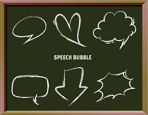 모양 화살표 백그라운드 말풍선 일러스트 프레임 종류 사람없음 세트 칠판 하트 알림 국내일러스트 AI파일 파일형식 벡터