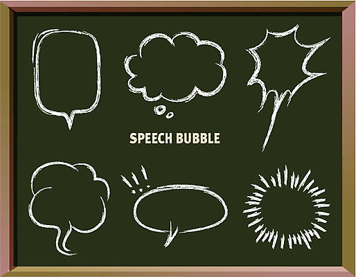 모양 백그라운드 말풍선 일러스트 프레임 종류 사람없음 세트 칠판 알림 국내일러스트 AI파일 파일형식 벡터