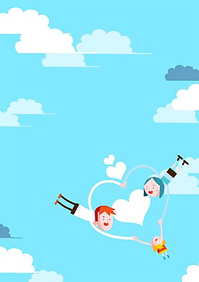 PSD 구름 여자 남자 딸 행복 어린이 일러스트 가족 하늘 엄마 함께함 사랑 사람 성인 세명 손잡기 화목 하트 아빠 스카이다이빙 국내일러스트 자연요소 모양 감정 컨셉 관계 모션 익스트림스포츠 파일형식