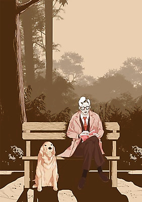 주간 PSD 나무 식물 라이프스타일 공원 노년 남자 안경 여유 백그라운드 벤치 일러스트 휴식 한명 사람 성인 야외 책 반려동물 독서 강아지 남자만 남자한명만 성인남자만 성인한명만 성인남자한명만 노인만 성인만 노인남자만 노인남자한명만 국내일러스트 자연요소 동물 1 잡화 공공시설 감정 컨셉 의자 생활 개 파일형식