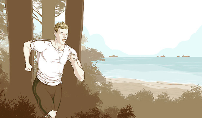 주간 PSD 서양인 외국인 나무 식물 라이프스타일 남자 여유 바다 백그라운드 일러스트 건강 한명 사람 성인 야외 달리기 운동 숲속 남자만 남자한명만 성인남자만 성인만 국내일러스트 자연요소 1 감정 모션 인종 생활 숲 파일형식