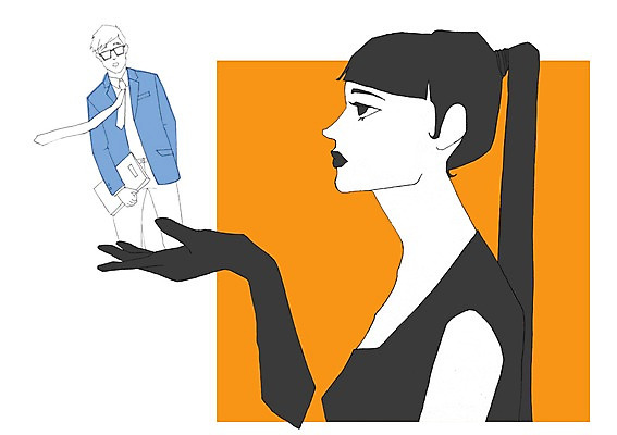 PSD 우먼라이프 라이프스타일 여자 남자 장갑 일러스트 사람 정장 성인 두명 비즈니스맨 성인만 국내일러스트 잡화 옷 비즈니스 생활 직장인 파일형식