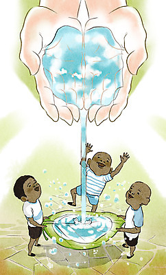 주간 PSD 손 남자 행복 어린이 흑인 백그라운드 일러스트 나뭇잎 수채화 사람 야외 신체부위 세명 물 희망 가뭄 어린이만 국내일러스트 자연요소 서양인 감정 잎 날씨 파일형식