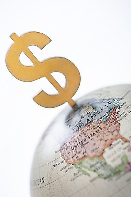 포토 JPG 스튜디오촬영 백그라운드 실내 사람없음 금융 경제 지구본 달러 화폐기호 오브젝트 국내포토 기호 돈 내부 화폐 파일형식